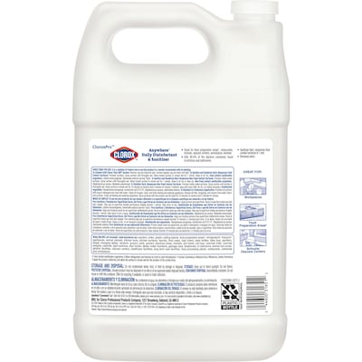 CloroxPro Anywhere Daily Disinfectant & Sanitizer, 1 gal., 4/Carton (31651)