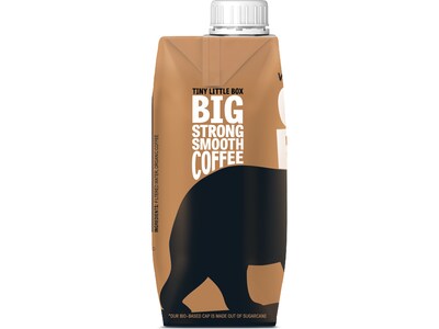 Wandering Bear Straight Black Cold Brew Coffee, 11 oz., 12/Case (WBSB11oz12pak)