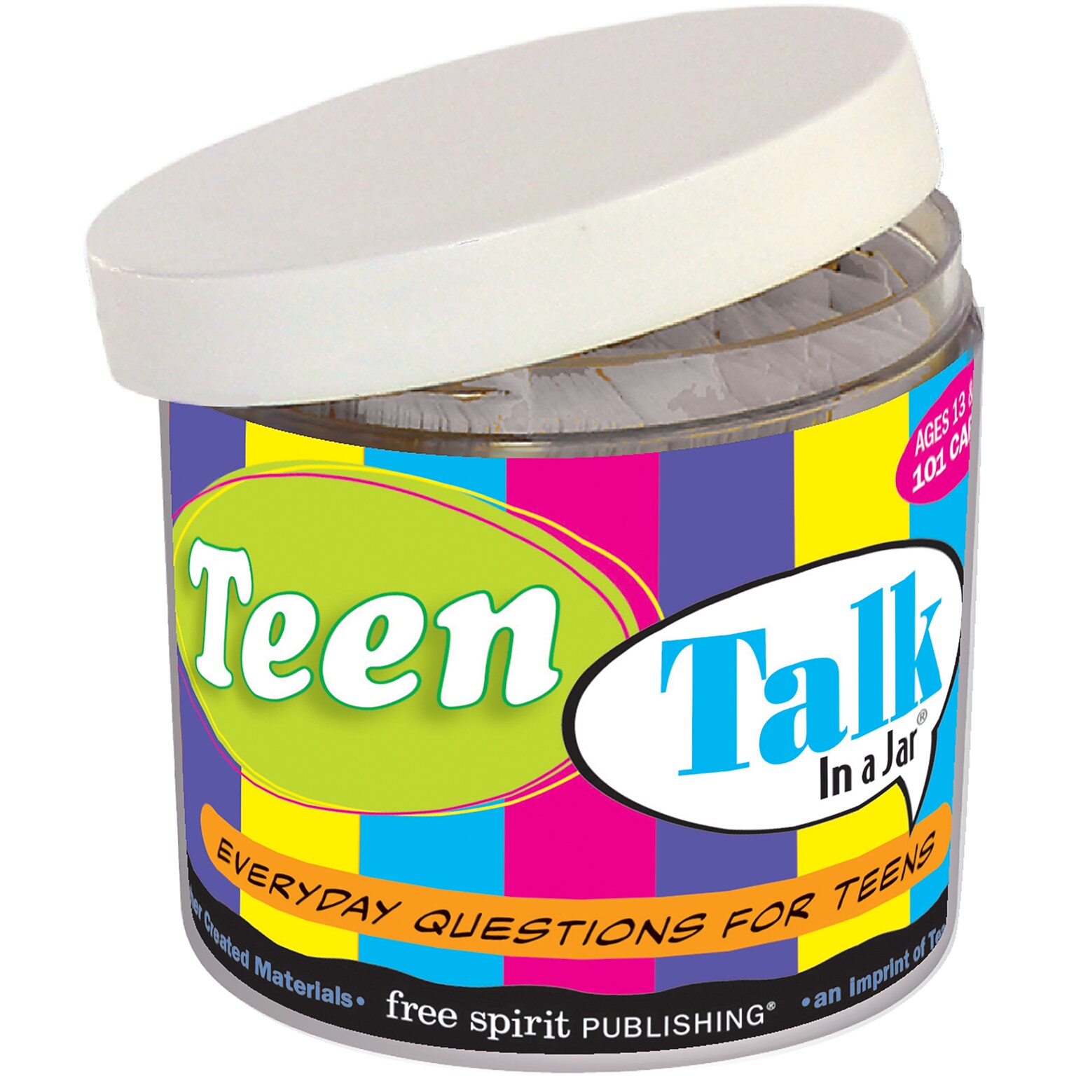 Free Spirit Publishing Teen Talk In a Jar, Multicolored (SEP141021)