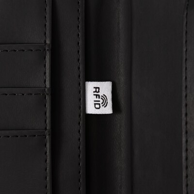 Bugatti Bondstreet RFID Faux Leather Passport Holder, Black (TAC5411BS-BLK)