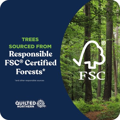 Quilted Northern Ultra Soft & Strong Toilet Paper, 2-ply, White, 295 Sheets/Roll, 18 Rolls/Case (946325/94475501)