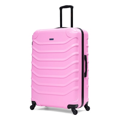 InUSA Endurance 33.27 Hardside Suitcase, 4-Wheeled Spinner, TSA Checkpoint Friendly, Pink (IUEND00XL-PNK)