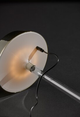 Adesso Orla 14.5" LED Table Lamp, Shiny Chrome/Clear Acrylic (4100-22)