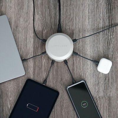 ChargeHub Multi-Station 6-Port 65W Desktop Charging Station