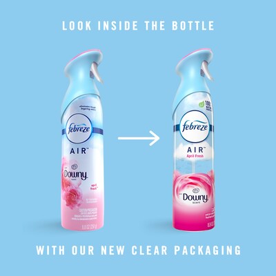 Febreze Odor-Eliminating Air Freshener with Downy April Fresh Scent, 2 count, 8.8 oz each (97812)