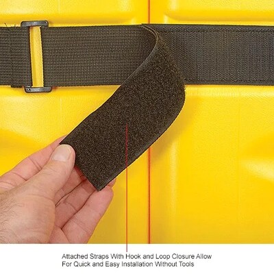 Global Industrial Column Protector, 12" Opening, Yellow (708165YL)