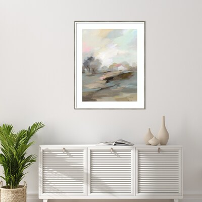 Amanti Art Farm in April by Silvia Vassileva Wood Framed Wall Art Print, 33" x 41" (A42677390637)