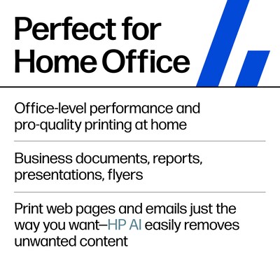 HP OfficeJet Pro 8135e Wireless Color All-In-One Printer, Scan, Copy, Fax, 3 Months Free Instant Ink, AI Enabled (40Q35A)