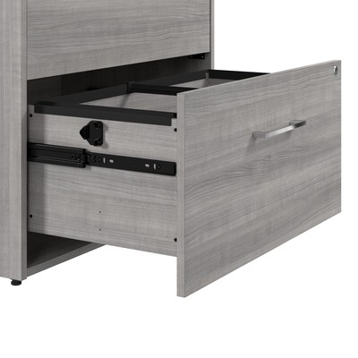Bush Business Furniture Hustle 2 Drawer Lateral File Cabinet, Platinum Gray (HUF130PG)