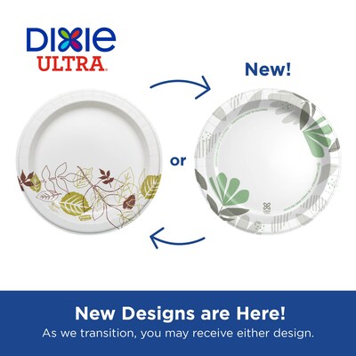 Dixie Ultra Pathways 10" Paper Plates, Multicolor, 500/Carton (SXP10PATH)