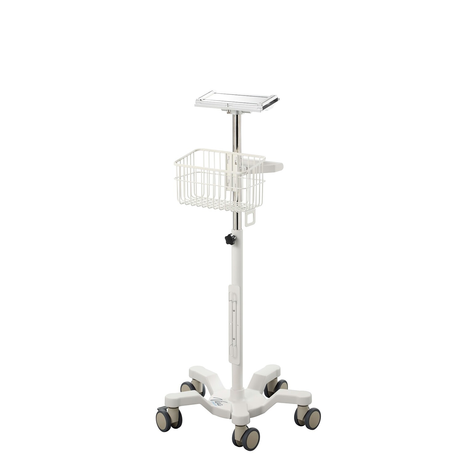 Viva Comfort Rolling Sturdy Compact Mobile Stand for RVS-100 Vital Signs Monitor, White (ADI912-C-MP-04-MK)