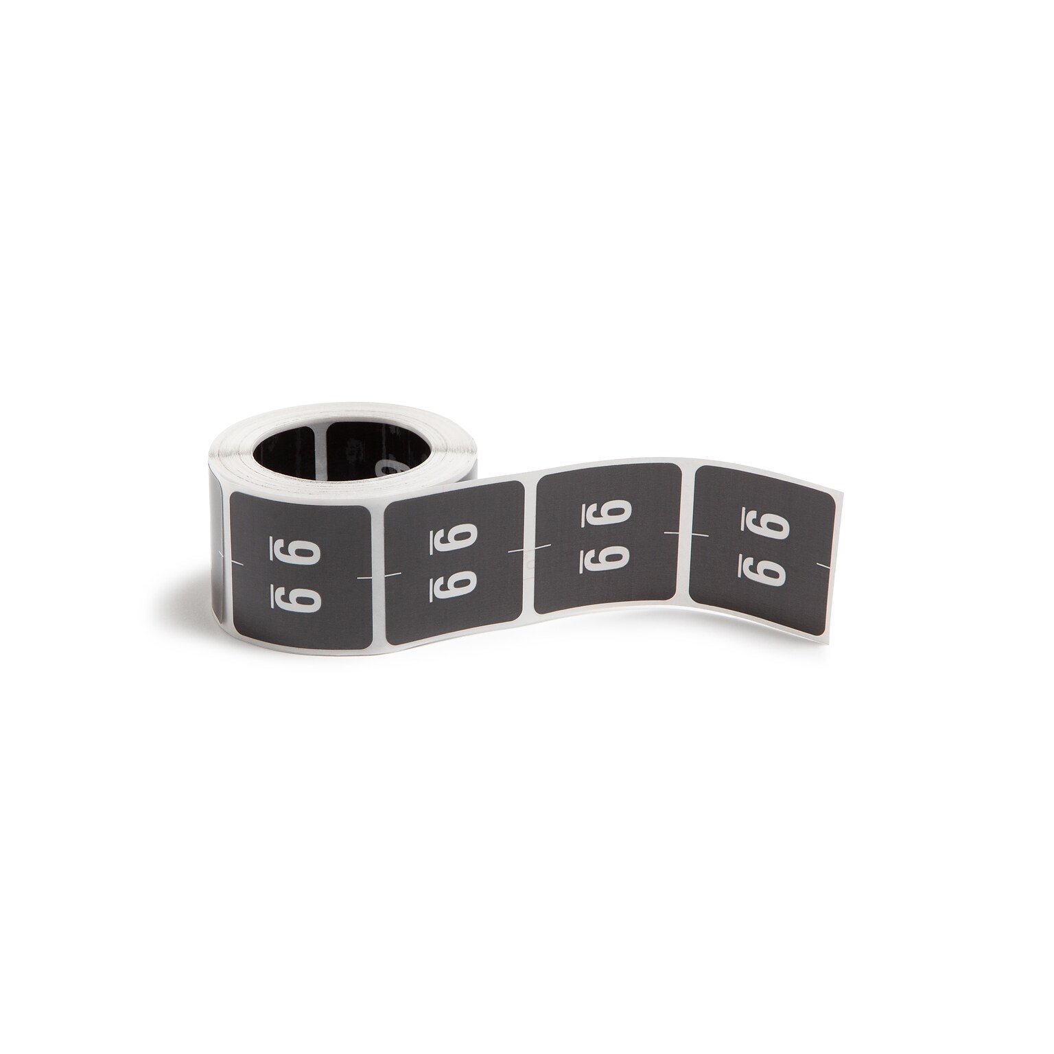 Smead DCC Identification & Color Coding Label, 1.5 x 1.5, Black, 250/Roll (67429)