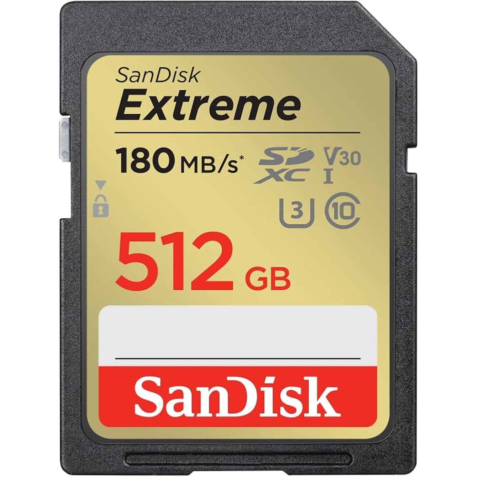 Western Digital Extreme 512GB SDHC Memory Card, UHS-I, (SDSDXVV-512G-ANCIN)