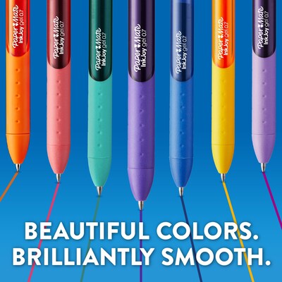 Paper Mate InkJoy Retractable Gel Pens, Fine Point, Assorted Ink, 14/Pack (1988991)