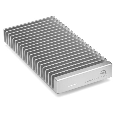 OWC Express M.2 External Hard Drive Enclosure, SSD, Silver (OWCUS4EXP1M2)