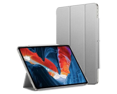 SaharaCase ESR Folio Case for Apple iPad Pro 12.9" (4th, 5th, and 6th Gen 2020-2022), Gray (TB00025)