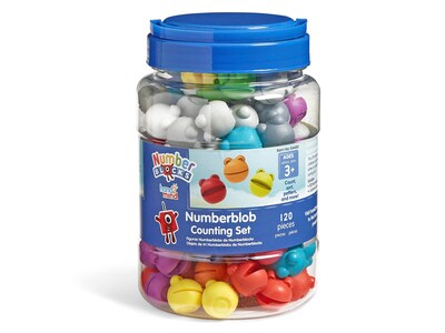 hand2mind Numberblob Counting Set, Assorted Colors (94490)