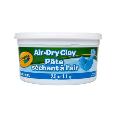 Crayola Air Dry Clay, Blue, 4/Bundle (BIN575142-4)