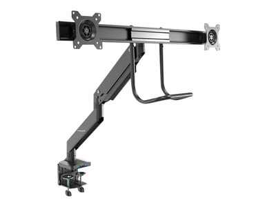 StarTech.com Adjustable Mounting Kit, Up to 32 Monitor, Black (ARMSLIMDUAL2USB3)