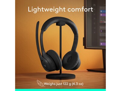 Logitech Zone Vibe 300 Wireless Noise-Canceling Bluetooth Stereo Headset (981-001406)