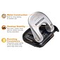Bostitch EZ Squeeze 2-Hole Punch, 20 Sheet Capacity, Silver (2310)