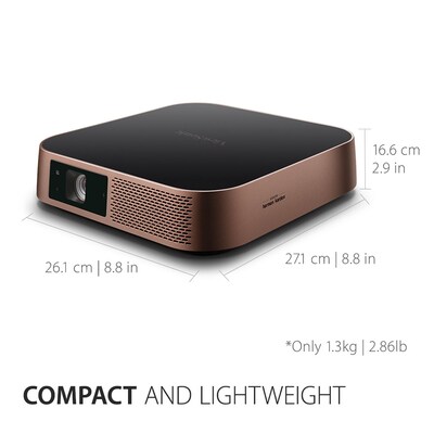 ViewSonic Portable M2 Pico Handheld DLP Projector, Black