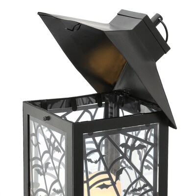 National Tree Company 16" Black Halloween Bats Lantern (RAH-YG179333-1)