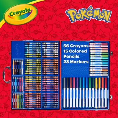 Crayola Imagination Art Set, Pokémon, 115 Pieces/Set (BIN042925)