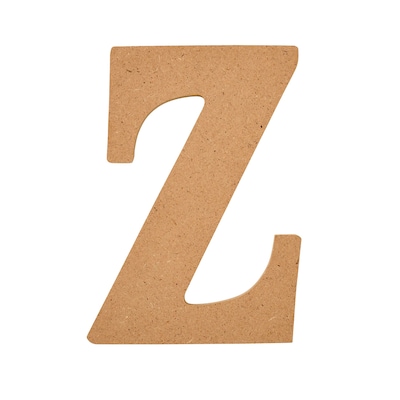 Plaid MDF Letters, 5, Brown Oxide, 12/Pack (PDE63579-12)