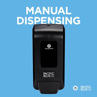 Pacific Blue Ultra Wall Mounted Hand Soap/Hand Sanitizer Dispenser, Black (53057)