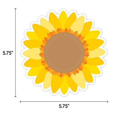 Creative Teaching Press Sunflower Designer Cut-Outs, 36/Pack, 3 Packs/Bundle (CTP10594-3)