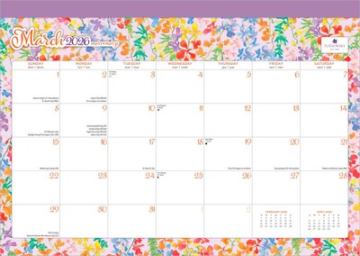 2026 Plato House of Turnowsky 15.5 x 11 Monthly Desk Pad Calendar (9798330707935)