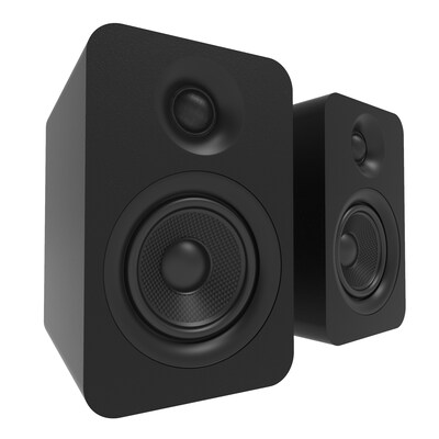 Kanto YU Passive 4 Speakers with 1 Silk Dome Tweeter and 4 Kevlar Woofer, Black, Pair (YU4P)