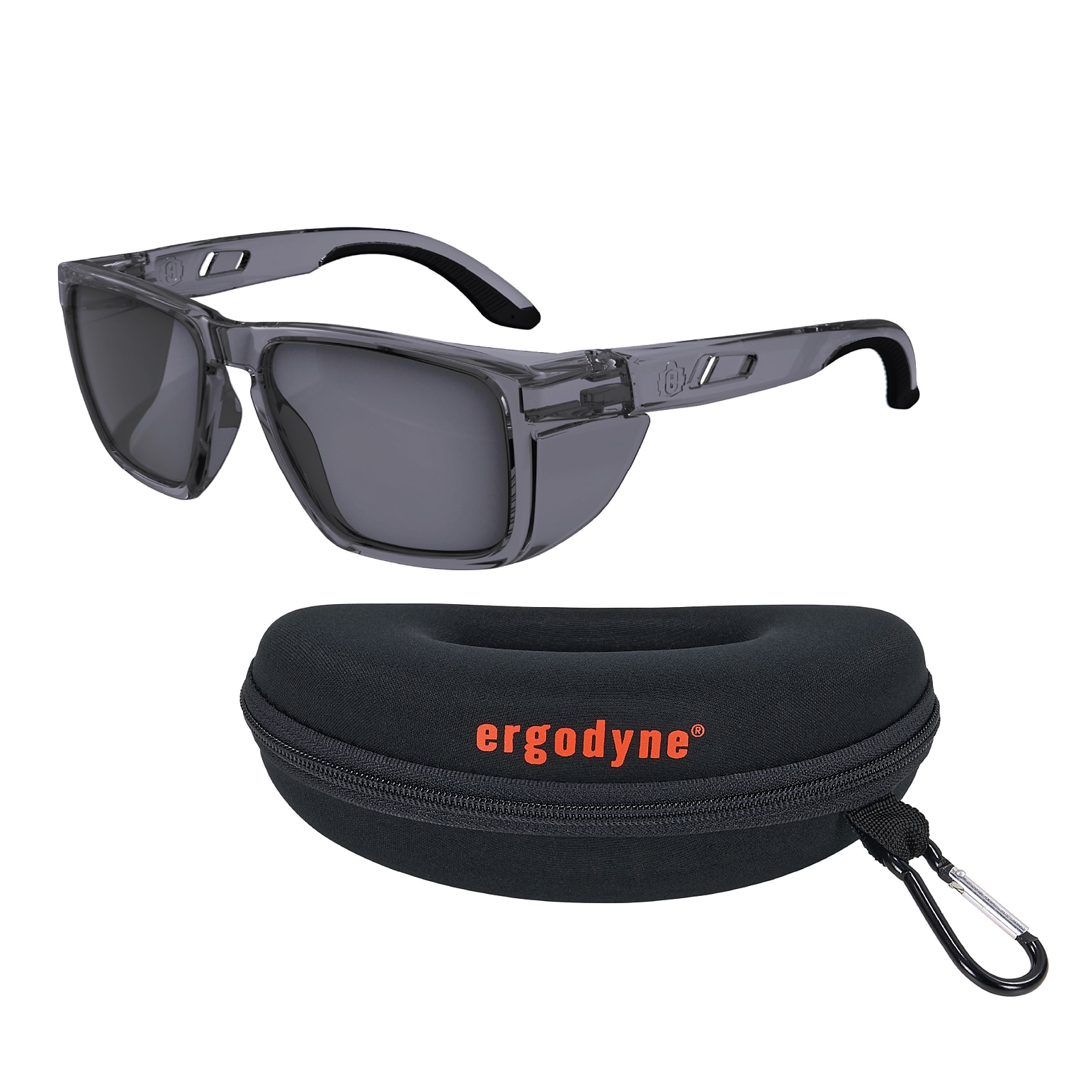 Ergodyne Skullerz SIXTEN-AFASPZ Anti-Fog Safety Glasses, G15 Gray Lens (58260)