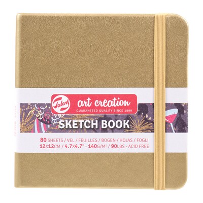 Talens Art Creation 4.7 x 4.7 Sketch Book, 80 Sheets/Book, 5/Bundle (TLN9314144M-5)