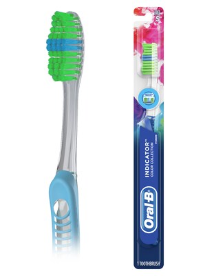 Oral-B Manual Indicator Contour Clean Soft Bristle Toothbrush, Each (80200)