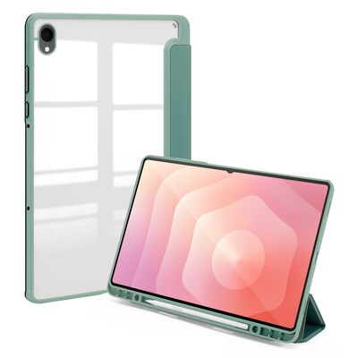 SaharaCase Venture Series TPU 11 Folio Case for Galaxy Tab S11, Cactus Green (TB00485)