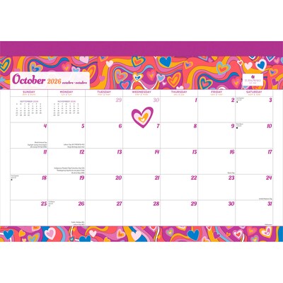 2026-2027 Plato House of Turnowsky 14 x 10 Academic Monthly Desk Pad Calendar (9798330708109)