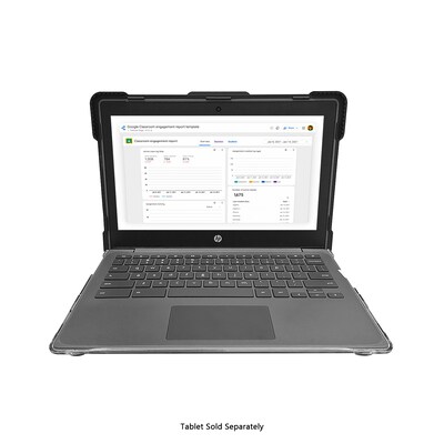 SaharaCase Venture Series Heavy Duty Case for HP Chromebook G8/G9 EE 11.6-inch, Shock-Absorbing, Clear/Black (LT00114)