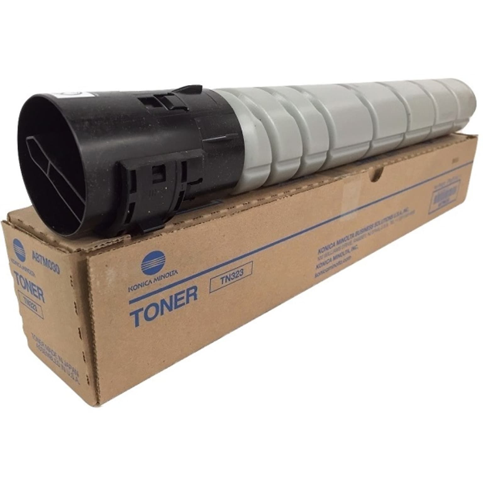 Konica Minolta TN323 Black Toner Cartridge, Prints Up to 23,000 Pages (A87M030)