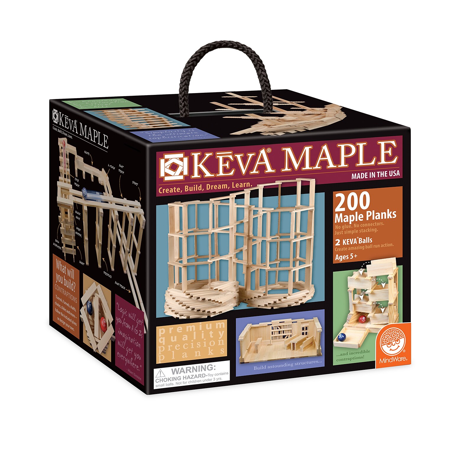 KEVA Maple Plank Set, 200 Pieces (MWA58077)