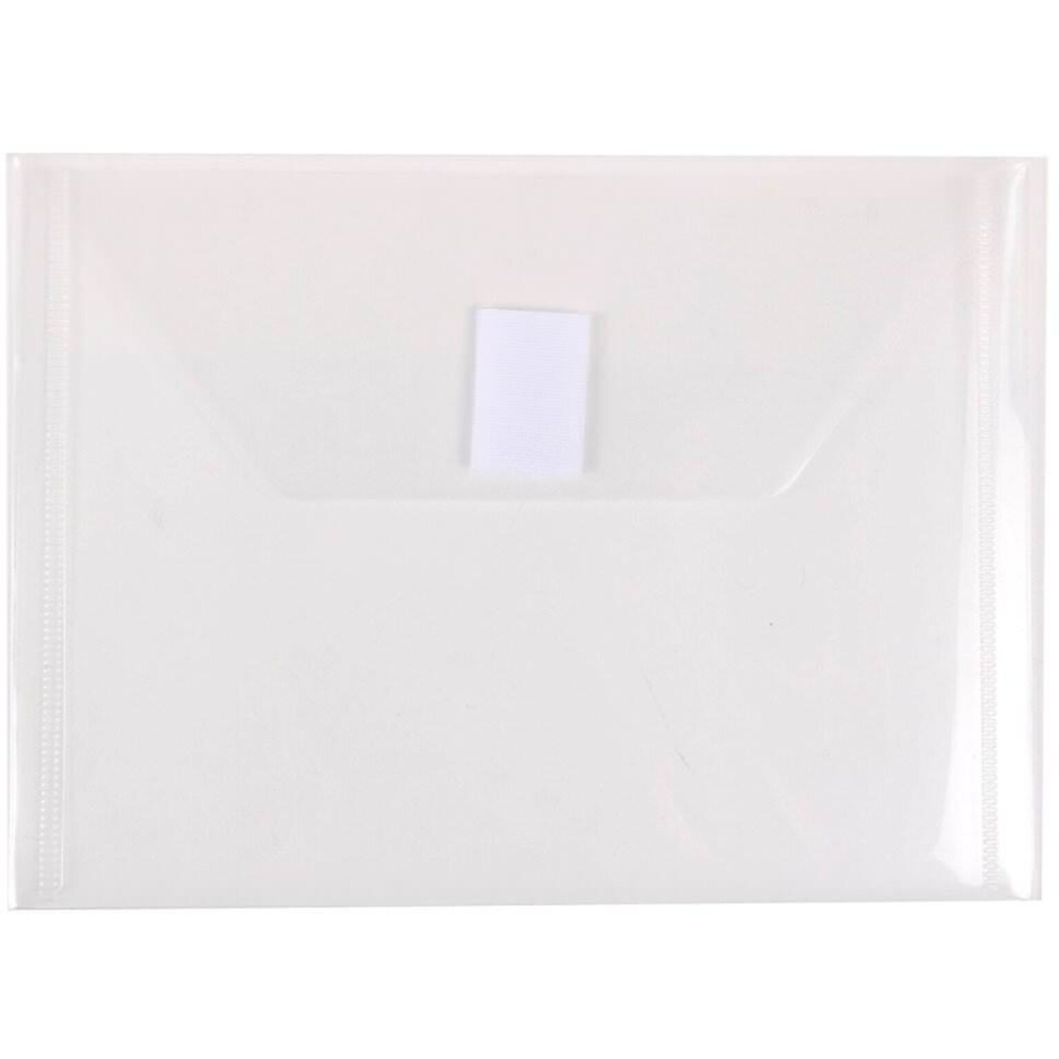 JAM Paper Premium Plastic Document File, Clear, 3/Pack (920V0CLX3)
