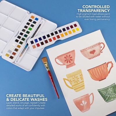 Daler-Rowney Aquafine Watercolor Paint, Assorted Colors (DRW131900201)