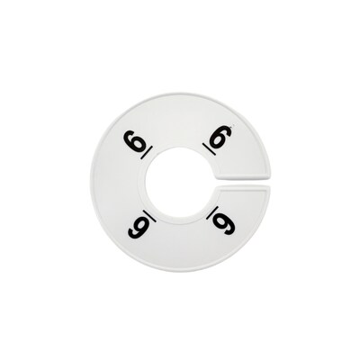Nahanco Size 6 Plastic Dividers, White (CWB6)