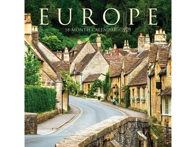 2025 Willow Creek Europe 12" x 12" Monthly Wall Calendar (42830)
