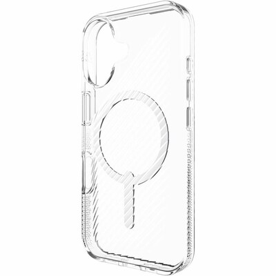 Zagg Luxe Snap MagSafe Phone Case for iPhone 16, Shock Absorbing, Clear (702315010)