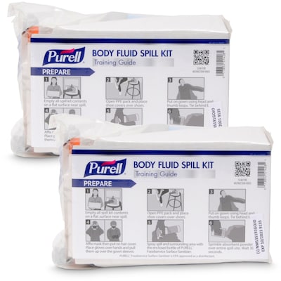 PURELL Bloodborne Pathogen Spill Kit, 2/Pack (3841-16-RFL)