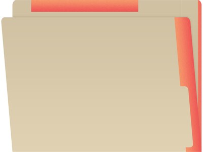 Medical Arts Press Heavy-Duty End Tab File Folder, Straight Cut, Letter-Size, Manila, 50/Box (S-0946