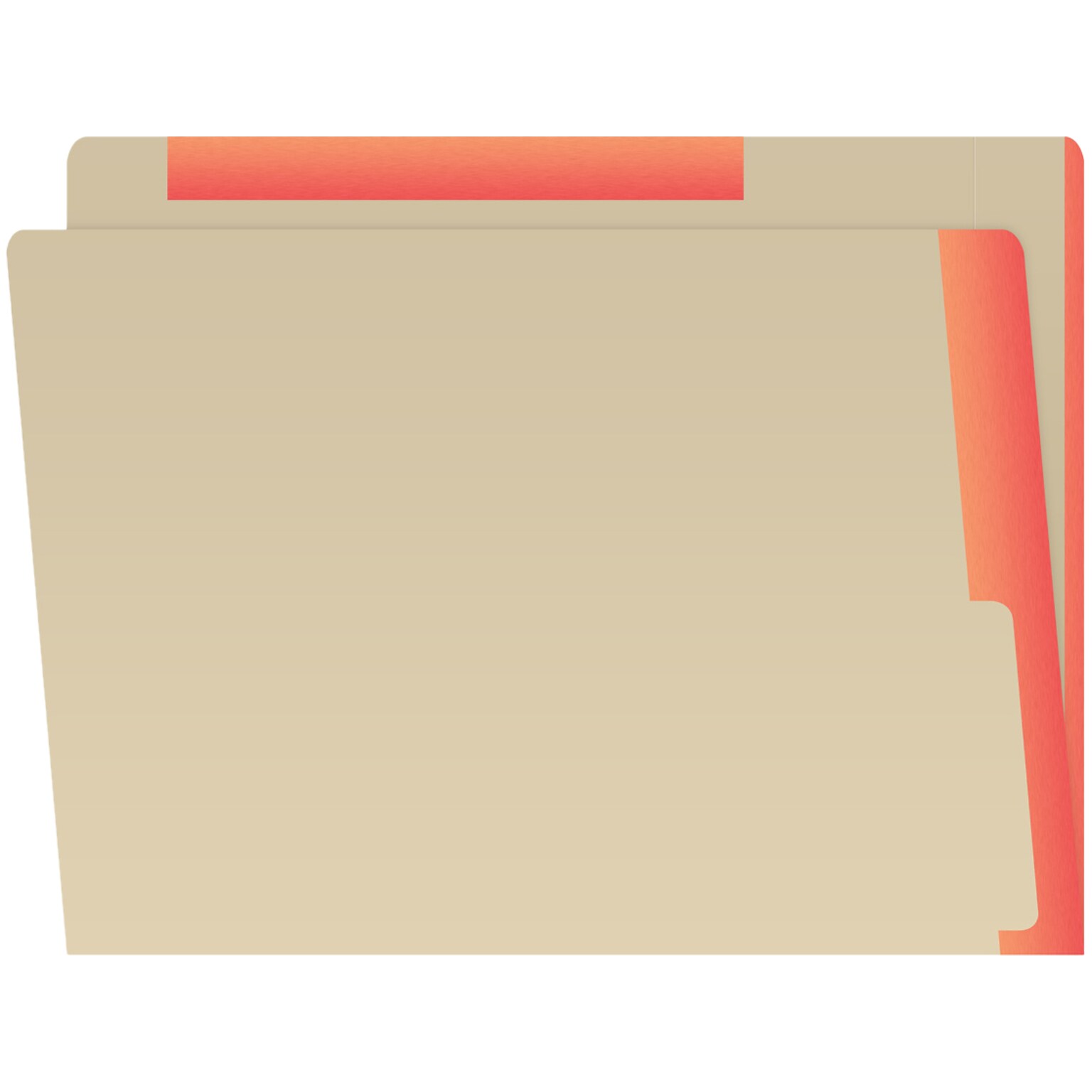 Medical Arts Press Heavy-Duty End Tab File Folder, Straight Cut, Letter-Size, Manila, 50/Box (S-09466-ORG)