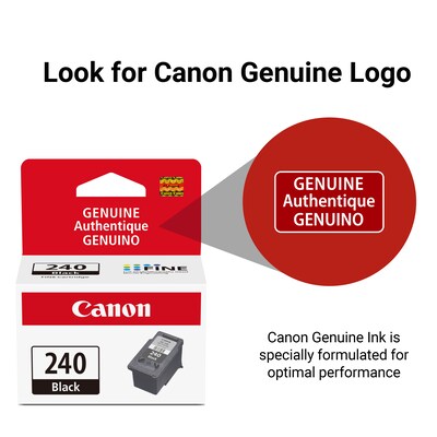 Canon PG-240 Black Standard Yield Ink Cartridge (5207B001)